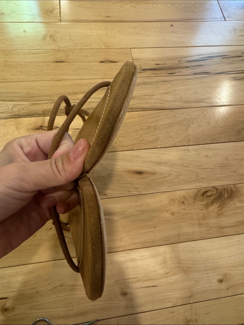 STAUD Laurel Suede Sandal in Tan Suede 39 - Picture 10 of 12